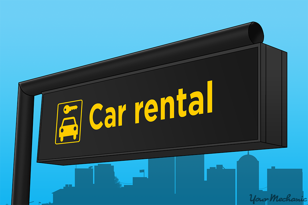 how to rent a car with a coupon yourmechanic advice sign for car
